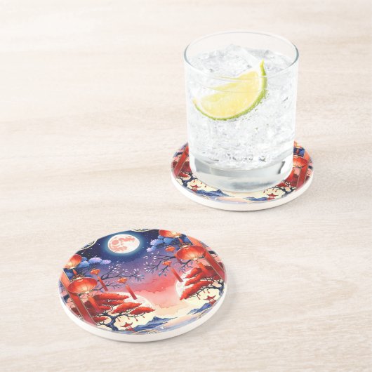 Dessous De Verre En Grès Bright Full (Côté)