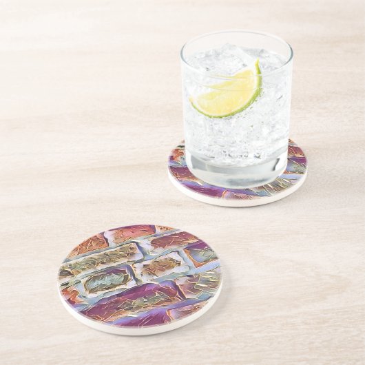 DESSOUS DE VERRE EN GRÈS BRIQUES (Côté)