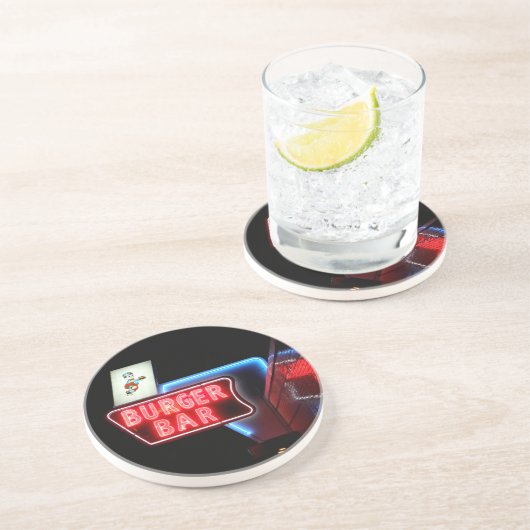 Dessous De Verre En Grès Bristol Virginia Burger Bar (Côté)