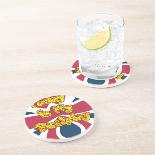 Dessous De Verre En Grès British Birday Gifts Art Print (Côté)