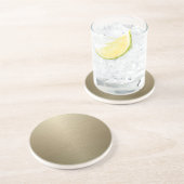 Dessous De Verre En Grès Bronze balayé (Côté)