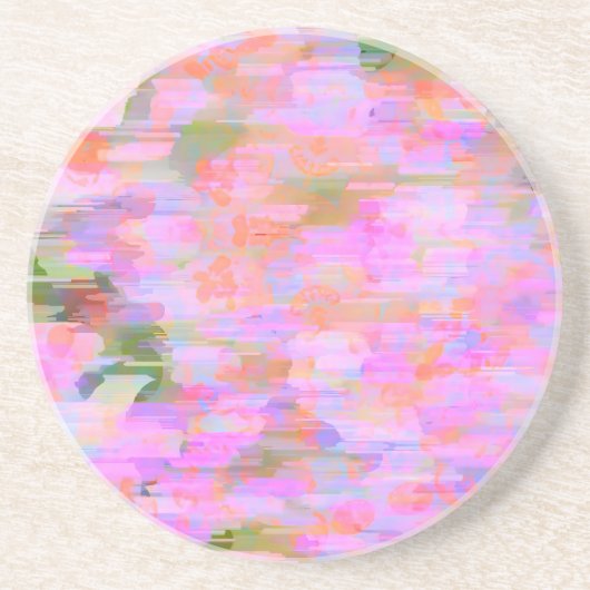 Dessous De Verre En Grès Brouillard rose (Devant)