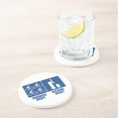 Dessous De Verre En Grès Brouillon du matin, Brouillon du soir (Côté)