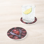 Dessous De Verre En Grès Brûler le coeur (Côté)