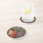 Dessous De Verre En Grès Bull Finch (Côté)
