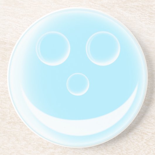 Dessous De Verre En Grès Bulle souriante (Devant)