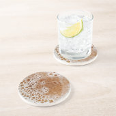 DESSOUS DE VERRE EN GRÈS BULLES DE BIÈRE (Côté)