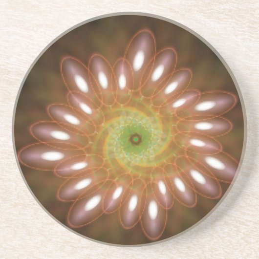 Dessous De Verre En Grès Bulles de savon rose en Abstrait (Devant)