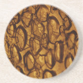 Dessous De Verre En Grès Bulles d'or (Devant)