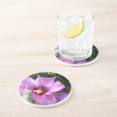 Dessous De Verre En Grès Bumblebebe sur la fleur d'Hibiscus (Côté)