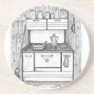 Dessous De Verre En Grès Cabine Stove