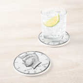 Dessous De Verre En Grès Caboteur d'argent (Côté)