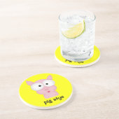 Dessous De Verre En Grès Caboteur d'étable de porc (Côté)