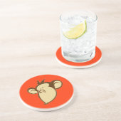 Dessous De Verre En Grès Caboteur insolent de singe (Côté)