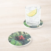 Dessous De Verre En Grès Cactus décorés de Noël (Côté)