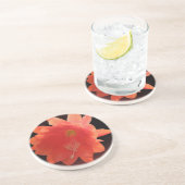 Dessous De Verre En Grès Cactus d'orchidée - Epiphyllum Ackermannii - fleur (Côté)