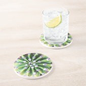 Dessous De Verre En Grès Cactus vert (Côté)