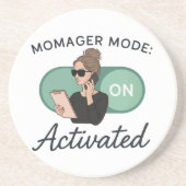 Dessous De Verre En Grès Cadeau élégant pour mamans (Devant)