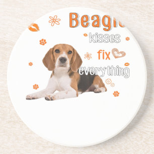 Dessous De Verre En Grès Cadeau parfait pour le Beagle de chien propriétair