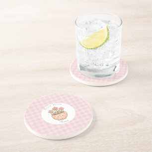 Dessous De Verre En Grès Cadeau pour maman, Meilleure maman qui soit, à car
