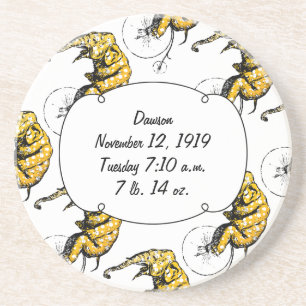 Dessous De Verre En Grès Cadeaux Circus Elephant