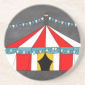 Dessous De Verre En Grès Cadeaux de fête de cirque (Devant)