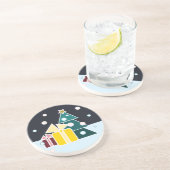 Dessous De Verre En Grès Cadeaux de Noël (Côté)
