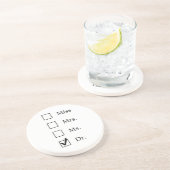 Dessous De Verre En Grès Cadeaux de PhD pour des femmes (Côté)