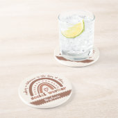 Dessous De Verre En Grès Cadeaux d'évaluation personnalisés des travailleur (Côté)