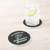 Dessous De Verre En Grès Cadeaux drôles de pickleball (Côté)