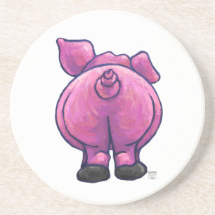 Dessous De Verre En Grès Cadeaux et accessoires de cochon