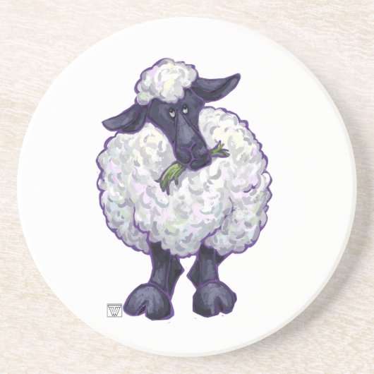 Dessous De Verre En Grès Cadeaux et accessoires pour moutons (Devant)