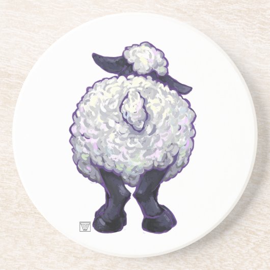 Dessous De Verre En Grès Cadeaux et accessoires pour moutons (Devant)