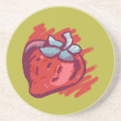 Dessous De Verre En Grès Cadeaux fraises (Devant)