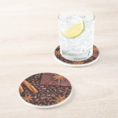 Dessous De Verre En Grès café (Côté)