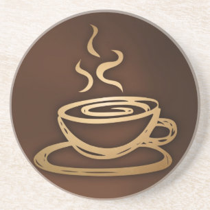 Dessous De Verre En Grès Café dans ma tasse
