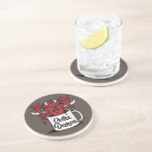 Dessous De Verre En Grès Café Demon (Côté)