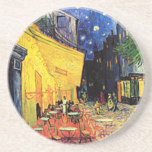 Dessous De Verre En Grès Café Terrasse sur la Place du Forum, Arles à la 
