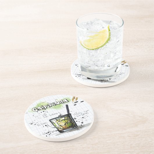 Dessous De Verre En Grès Caipirinha (Côté)