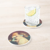 Dessous De Verre En Grès Cajolerie est mieux que taquinerie Charles Burton  (Côté)