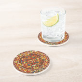Dessous De Verre En Grès calendrier maya (Côté)