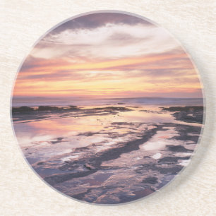 Dessous De Verre En Grès Californie, San Diego, Sunset Cliffs, Sunset 1