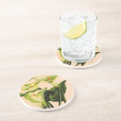 Dessous De Verre En Grès calla lily (Côté)