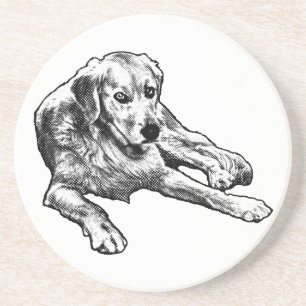 Dessous De Verre En Grès Calme du tableau : Grain d'or