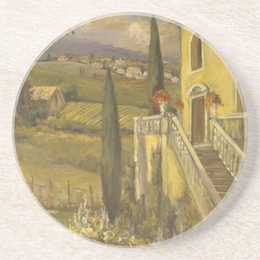 Dessous De Verre En Grès Calme latin II (Devant)