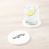 Dessous De Verre En Grès Camaro 1969 Z28 (Côté)