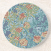 Dessous De Verre En Grès Camouflage et fleurs (Devant)