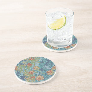 Dessous De Verre En Grès Camouflage et fleurs