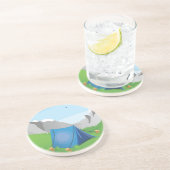 Dessous De Verre En Grès Camping (Côté)