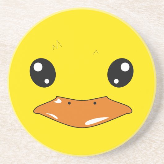 Dessous De Verre En Grès Canard (Devant)